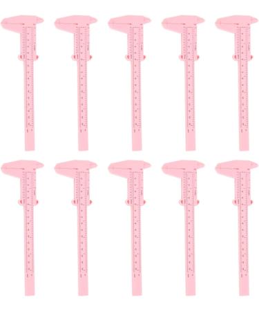 Eyebrow Measuring Ruler 150mm Eyebrow Shaping Stencil Ruler Smooth Surface Multipurpose for Beginner for Home (Pink) - Buy Online on GoSupps.com