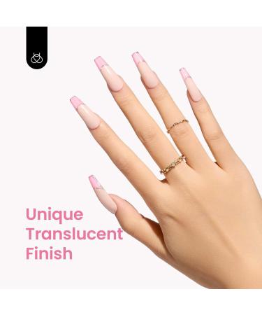 Beetles Jelly Gel Nail Polish in Translucent Sheer Pink - 15ml - Buy Online on GoSupps.com