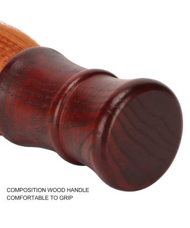 Barte Foam Brush for Men - Comfort Handle Compact Size Skin-Friendly Beard Brush with Wooden Handle - Perfect for Salon Use - Buy Online on GoSupps.com