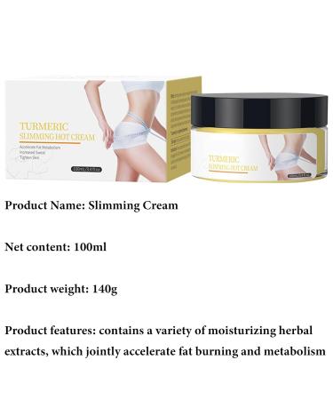 Ginger Fat Burning Cream for Weight Loss | Anti-Cellulite Slimming Gel for Men | Hot Ginger Cream for Belly Drainage & Anti-Swelling - Buy Online on GoSupps.com
