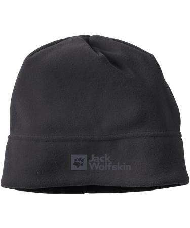 Jack Wolfskin Unisex Beanie Hat - Real Stuff One Size Black | International Shipping Available - Buy Online on GoSupps.com