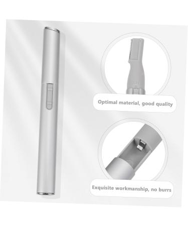 Balacoo Electric Eyebrow Trimmer Set | Women's & Men's Hair Removal Razor | Silver Manscape & Brow Shaper - Buy Online on GoSupps.com