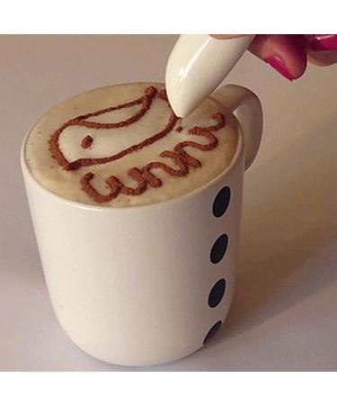 Velidy lectrique pices Pen Caf Art Pen pour latte et nourriture Art des messages cr atifs et dessins avec Cinnomon Marc de caf poudre de cacao sucre de sol - Buy Online on GoSupps.com
