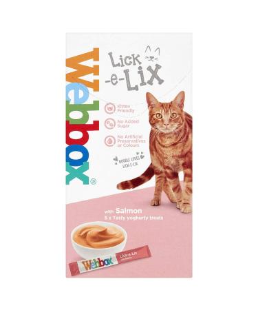 Webbox Salmon Lick-e-lix Salmon Cat Food 5 Pack (Pack of 17) - Buy Online on GoSupps.com