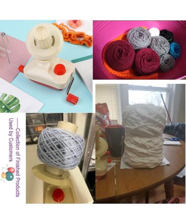 Yarn Ball Winder and Swift Combo Set with Bonus Accessories - Easy Installation for Yarn Storage | 1 Pcs Scissors, 20 Stitch Knitting Needles, 4 Size Pompom Maker Included (26) - Buy Online on GoSupps.com