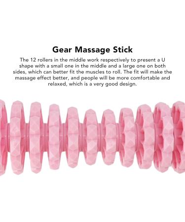 Musculean Massage Gear - Deep Muscle Relaxation Tools & Liposuction Roller (Pink) for Pain Relief - Buy Online on GoSupps.com