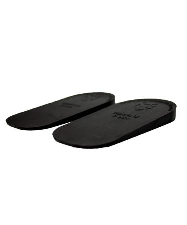Dr. Wolf Heel Lifts for Shoes: Men's 5mm Height Increase Insoles Rubber Heel Inserts for Leg Length Discrepancy & Achilles Tendonitis Relief Helps Relieve Hip Knee & Back Pain (2 Pack) 5mm Men's Pack of 2 Black