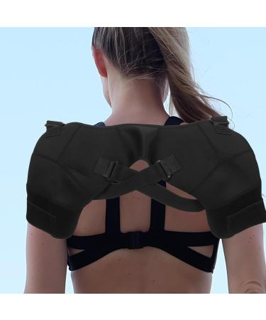 Buy HANABASS Adjustable Shoulder Support Brace - Warmth & Stability for All Seasons - International Shipping Available - Buy Online on GoSupps.com