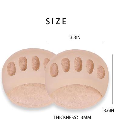 Shop Foot Pads for Ball of Feet - 2 Pairs Metatarsal Cushions for Men & Women | Soft Reusable Pain Relief - One Size (HPK56-ZT-001 - Buy Online on GoSupps.com