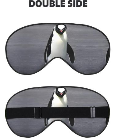 Buy Cute Penguin Print Unisex Sleep Mask - Double-Sided Eye Mask for Deep Sleep & Skin Care - Perfect Gift - Buy Online on GoSupps.com