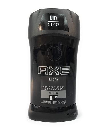 AXE Black Antiperspirant Deodorants Stick 2.7 Oz (Pack of 2)