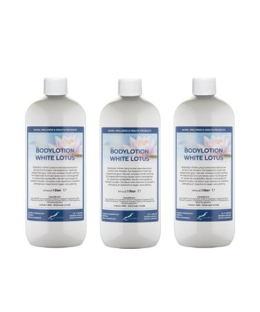 Claudius Bodylotion White Lotus 3 x 1 liter