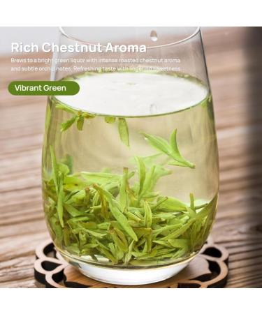 HQZM Premium Grade 1 Longjing Tea 125g 441oz Gift Box Loose Green Tea Ideal for Gifting - Buy Online on GoSupps.com