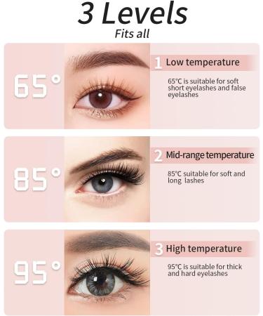 Rechargeable Heated Eyelash Curler with Comb for Long Lasting Natural Curls - White - Buy Online on GoSupps.com