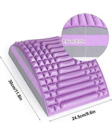 Align Neck and Back Extensor Neubleben - 2 in 1 Back Massage Device & Neck Stretcher for Pain Relief - Back Trainer & Stretch Device in Violet - Buy Online on GoSupps.com