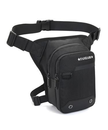 Faneam leg bag motorcycle men's leg bag Tactical waterproof multifunctional hip pocket sport belt pocket large capacity leg bag men for motorcycle bike hiking black - Buy Online on GoSupps.com