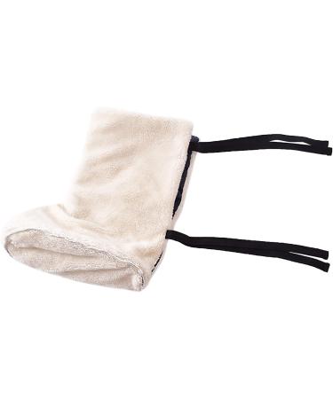Buy BXT Warm Cast Toe Sock Cover - Thick Fleece Lining for Fractured Foot Leg & Ankle Protection - Black/Grey Foot Cast Cover | International Shipping Available - Buy Online on GoSupps.com