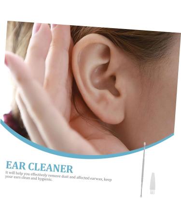 Healvian Spiral Ear Cleaning Tool Set - 3pcs Reusable Ear Picks for Earwax Removal | Household Ear Care Kit - Silver 13x0.5cm - Buy Online on GoSupps.com