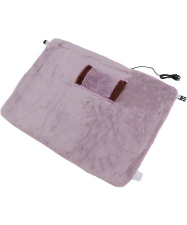 Shanrya USB Flannel Heating Scarf - Multifunctional Warm Wrap for Home Use - Safe Constant Temperature - Pink & Purple - Buy Online on GoSupps.com