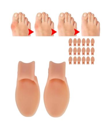 10pcs Orthopedic Bunion Splint Corrector Toe Separators - Skin Color - Buy Online on GoSupps.com