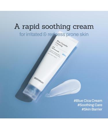 MEDITHERAPY Blue Centella Calming Cream - Soothing & Moisturizing Natural Relief | EWG Green Grade 3.38 fl. oz - International Shipping Available - Buy Online on GoSupps.com
