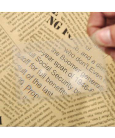 10 PCS Credit Card Sized Magnifying Lenses3xMagnifier Magnification Magnifying Fresnel Lens Superior Quality and Creative Medium - Buy Online on GoSupps.com