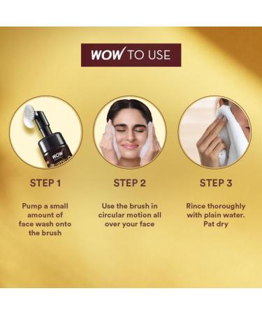 Buy WOWs Skin Science Brightening Vitamin C & Niacinamide Foaming Face Wash - 150ml | Deep Cleansing Brush for Brighter Glow | Best Face Wash for Men & Women - International Shipping - Buy Online on GoSupps.com
