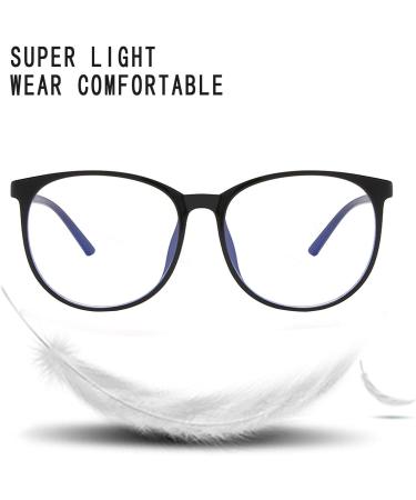 Protective Blue Light Filter Glasses for Kids | Non-Prescription Gaming & Computer Glasses | Oval Design Black - Buy Online on GoSupps.com