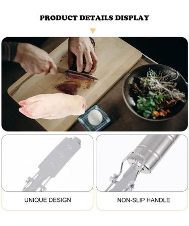 Bestonzon Razor for Pets - Manual Hair Remover & Rustproof Steel Schaber for Animal Fur & Meat Hair - Buy Online on GoSupps.com