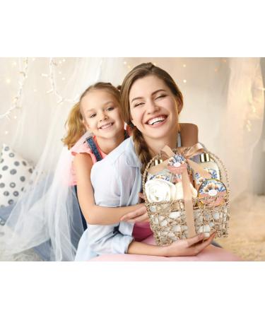 Mother's Day Bath Spa Gift Basket for Women - Magnolia & Jasmine Home Spa Kit with Body Lotion, Shower Gel, Bubble Bath, Scrub, Salt & Bomb - Buy Online on GoSupps.com