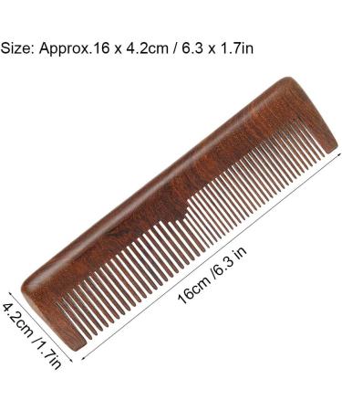Comb For Men Portable Men's Beard Comb Sandalwood Anti Static Beard Mustache Hair Styling Comb - Buy Online on GoSupps.com