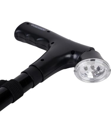 RUNZI Folding Cane with Led Light and Alarm for Men and Women - 38 Inches - Buy Online on GoSupps.com