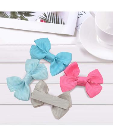 Xcozu 20-Piece Hair Clip Set for Girls - Cute Metal & Ribbon Hair Accessories for All Hair Types - Buy Online on GoSupps.com