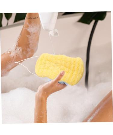 FOYTOKI Bath Sponge Bathing Tool Household Body Scrubber Bath Accessory Wear-Resistant Bath Scrubber Body Cleaning Sponge Portable Bath Scrubber Back Bathing Sponge Brush Bath Supply - Buy Online on GoSupps.com