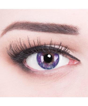 Buy Galaxy Universe Anime Colored Contact Lenses - Cosplay Halloween & Carnival | Highly Covering Free Lens Case Non-Prescription (1 Pair) - Buy Online on GoSupps.com