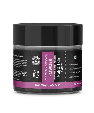 QURA QURA Activated Charcoal Powder for Teeth Skin Face - 65g