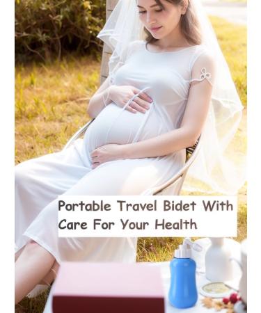 Portable Peri Bottle for Postpartum Care | Travel Bidet for New Moms - Perineal Cleansing Bottle in Medium Blue - Buy Online on GoSupps.com