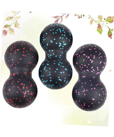 Lurrose 3-in-1 Peanut Massage Ball - Spiky Physiotherapy & Yoga Roller for Effective Muscle Relief | International Shipping Available - Buy Online on GoSupps.com