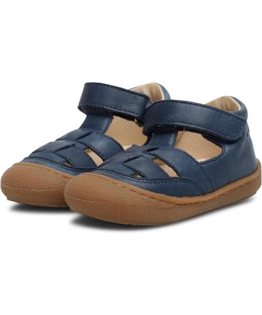 Naturino WAD Leather Closed-Toe Shoes - Blue, UK Child Size 3 - Buy Online on GoSupps.com