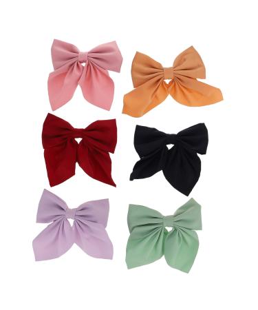 FRCOLOR French Style Hair Accessories Checkered Hair Clip