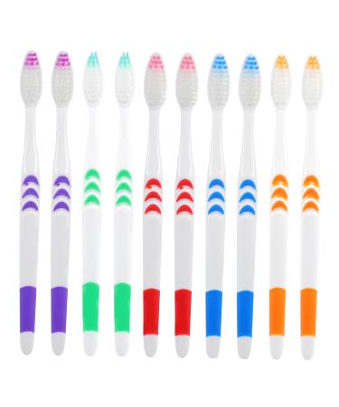 Beaupretty 30 pieces disposable toothbrushes travel oral toothbrush clean tool toothbrush family tooth cleaning tool toothbrush soft hotel toothbrush oral care products