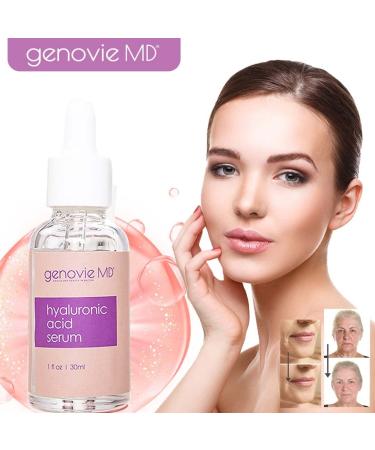 Genovie MD Skin Renewal Serum Set - Vitamin C Hyaluronic & Retinol Face Serums for Firming Hydrating & Anti-Aging - International Shipping Available - Buy Online on GoSupps.com