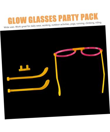 Ibasenice 30 Sets Slip End Parts | Bright Yellow Arm Frame Spare Socks | Fluorescent Children's Glasses Bracket | Fun Plastic Toy Anti-Covers - Buy Online on GoSupps.com