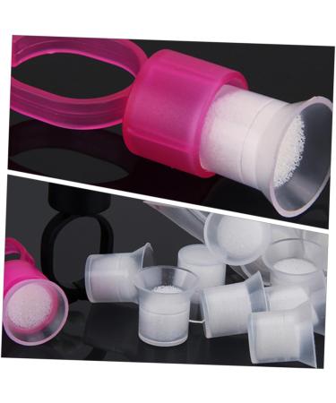 GALPADA 50pi ces Anneaux De Colle Pour Extensions De Cils Coupes Pour Anneaux De Pigment Support Pour Cils Lot De Plastique - Buy Online on GoSupps.com