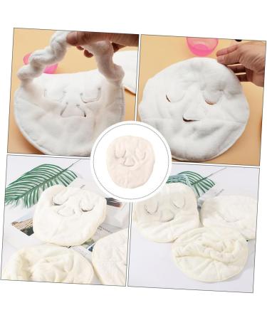 TOPBATHY Serviette Masque de Beaut Hydratante pour Visage paisse en Corail Doux Utilisation Chaude et Froide Femmes Soin Peau Visage Confort Bande lastique Trois Trous pour Maintien - Buy Online on GoSupps.com