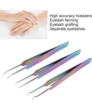 Nail Art Tweezers - Corrosion Resistant Portable Eyelash Tweezers for Salon & Home Use - Buy Online on GoSupps.com