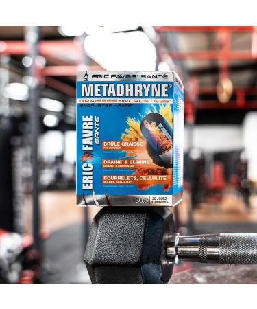 Metadhryne Fat Burner - Drains Eliminates Helps Burn Fat Weight Loss - Fat Burner Women/Men Program 30 days - French Laboratory Eric Favre Tablet - Buy Online on GoSupps.com
