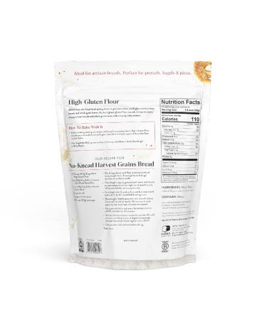 King Arthur High Gluten Flour 3 lb - High Protein White Flour - 48 oz - Buy Online on GoSupps.com