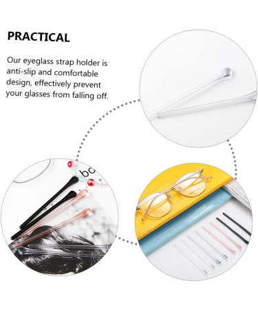 Healeeved 30 STK Temple Protection Tips for Glasses | Anti-Slip Glasses End Tips | Durable Plastic & Glass Joint Filters for Kids & Adults - Buy Online on GoSupps.com