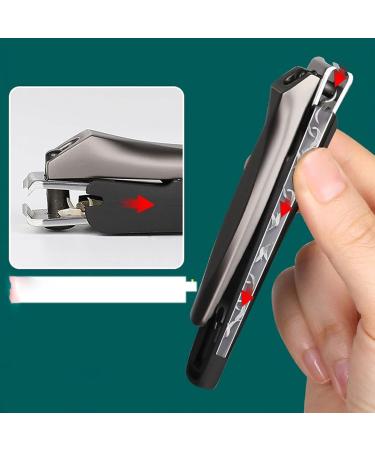 HCHGJKN Nail Clippers Nail Clippers Anti-splash Nail Clippers Stainless Steel Nail Clippers Single Custom Creative Diagonal With Storage - Buy Online on GoSupps.com